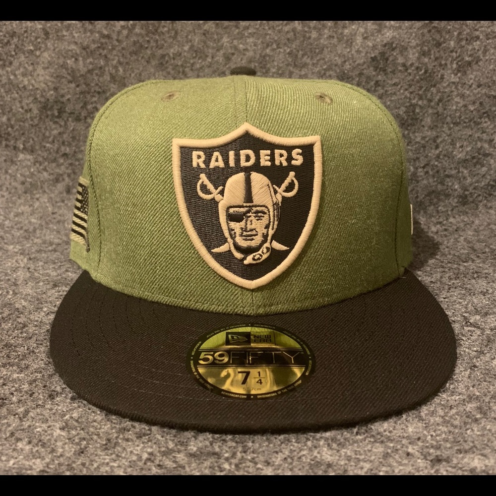 Oakland Raiders Cap New Era Salute to Service Hat